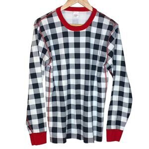 Hanna Andersson Long Sleeve Buffalo Check Pajama Top PJs Size Medium
